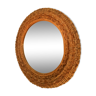 Round mirror jute rope 100cm