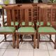 Suite de 6 Chaises chêne Art Déco années 1940