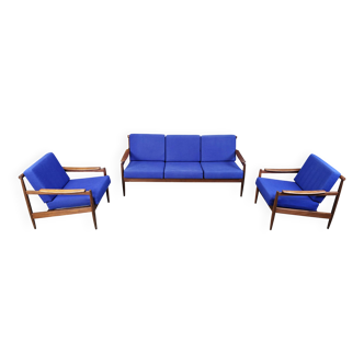 Ensemble de canapés scandinaves du milieu du siècle, années 1960