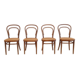 Set of 4 No. 214 R chairs by Michael Thonet for Thonet, 1970s