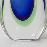 Vase vintage en verre de Murano Sommerso, 1960