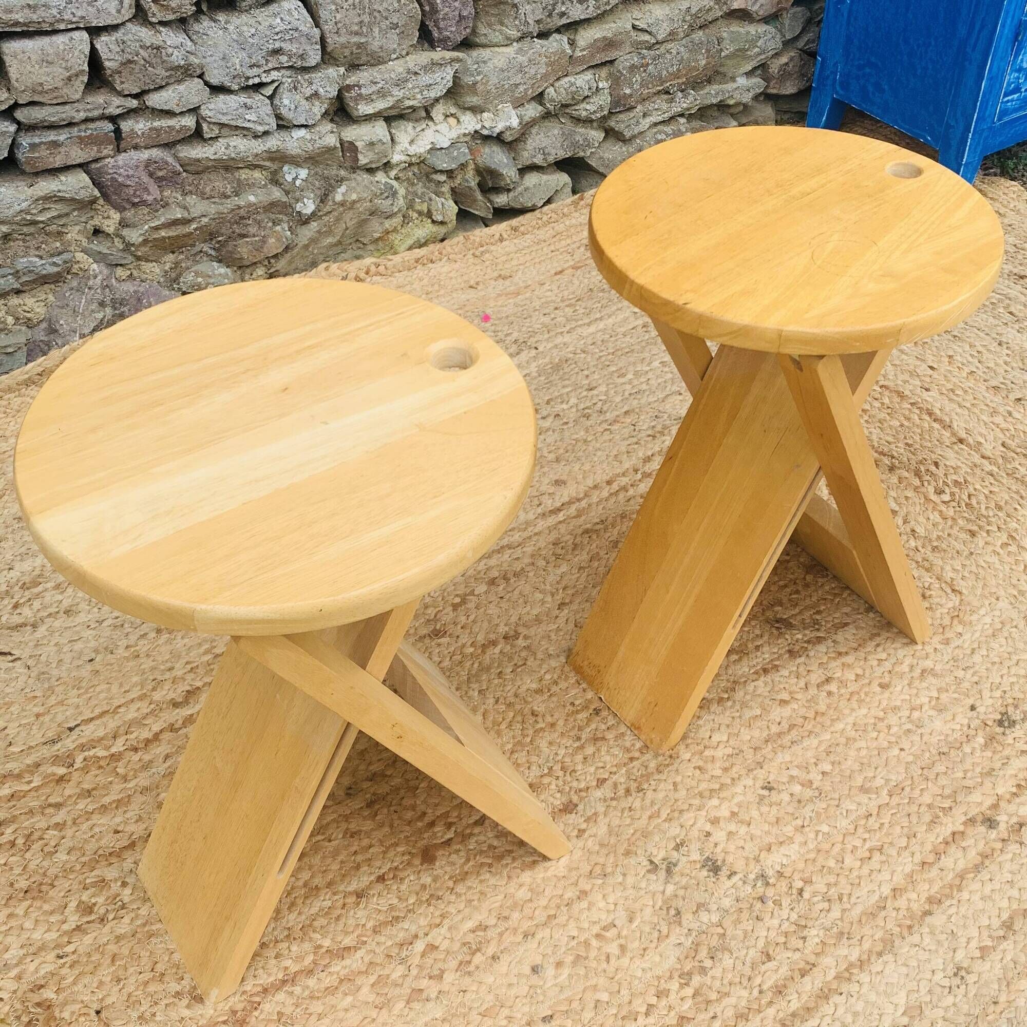 Vintage Suzy folding stools by Adrian Reed