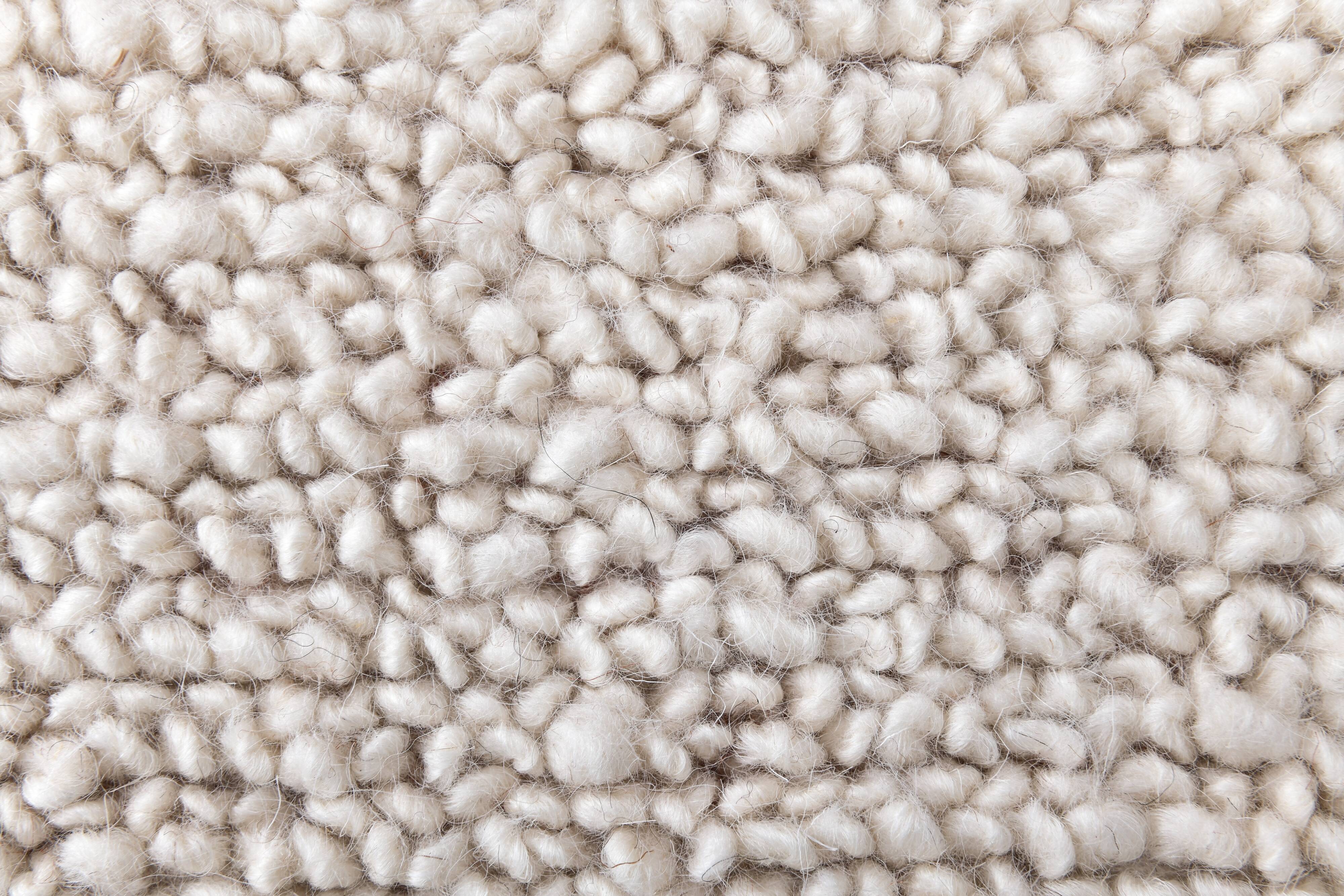 Terracota wool moroccan shaggy rug, Turkish wool rugs orange terracota