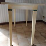 Rectangular table.