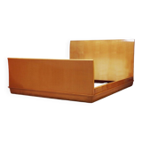 Art Deco sycamore bed