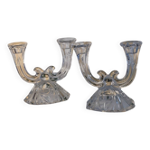 Art Deco candle holders