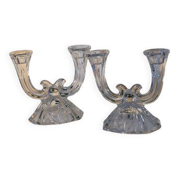 Art Deco candle holders
