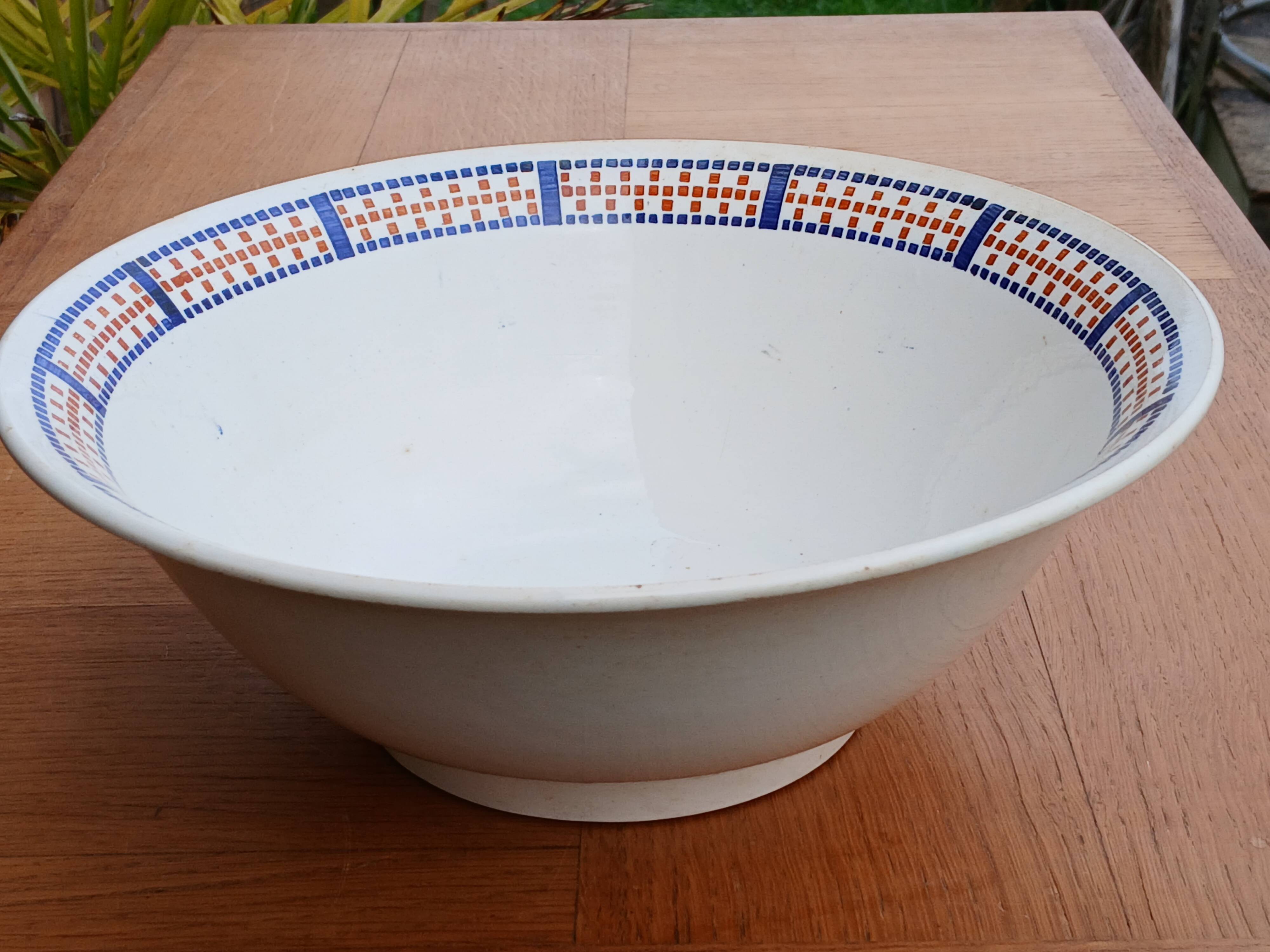 Antique salad bowl