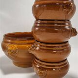 Soup tureen and 4 bowls