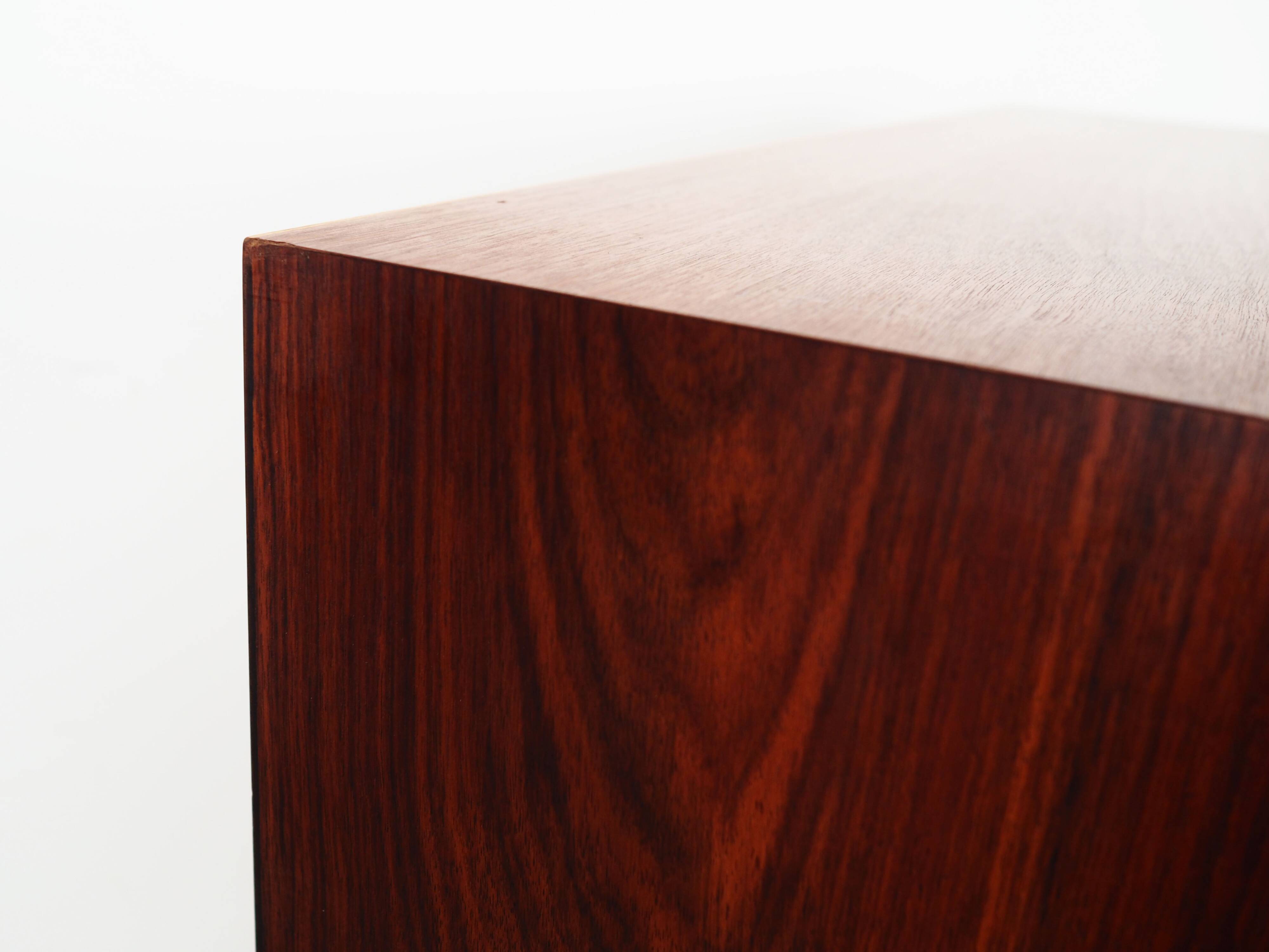 Rosewood bookcase, Danish design, 1970s, production: Hundevad