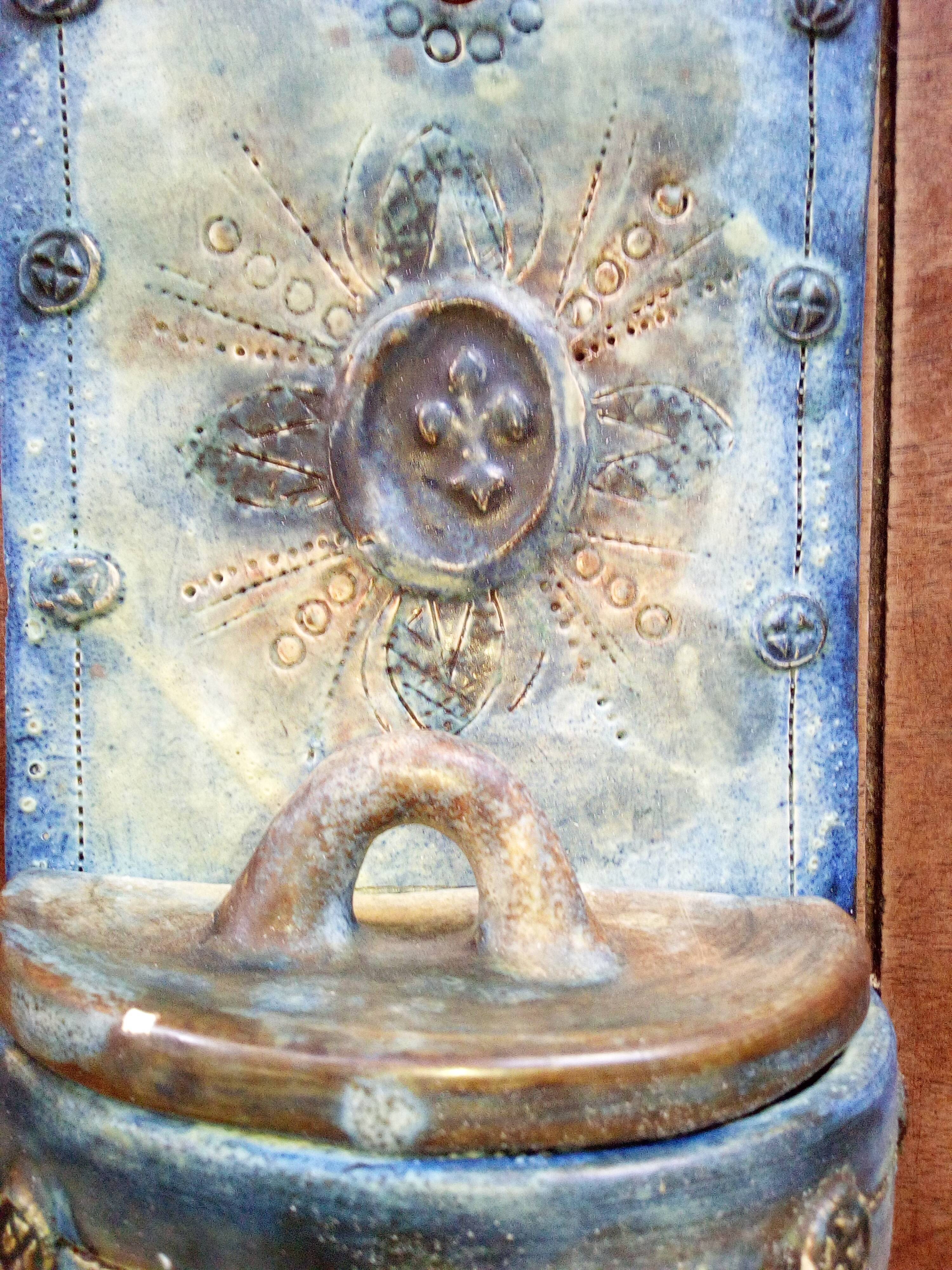 Pottery salt pot Françoise Chedeville