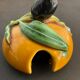 Vallauris ceramic dabbling olive pot