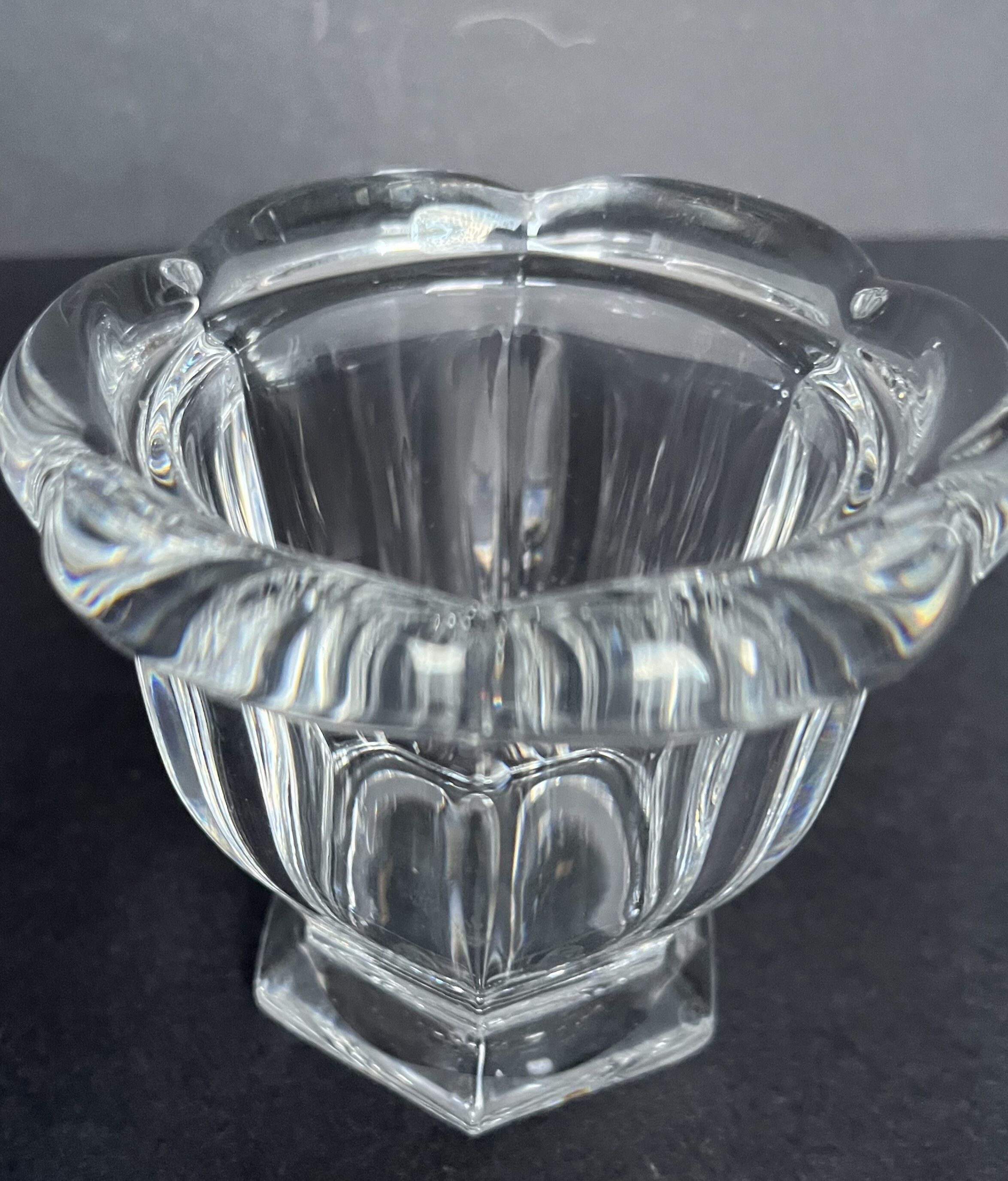 Baccarat crystal mustard