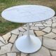Tulip table Carrara marble 1970
