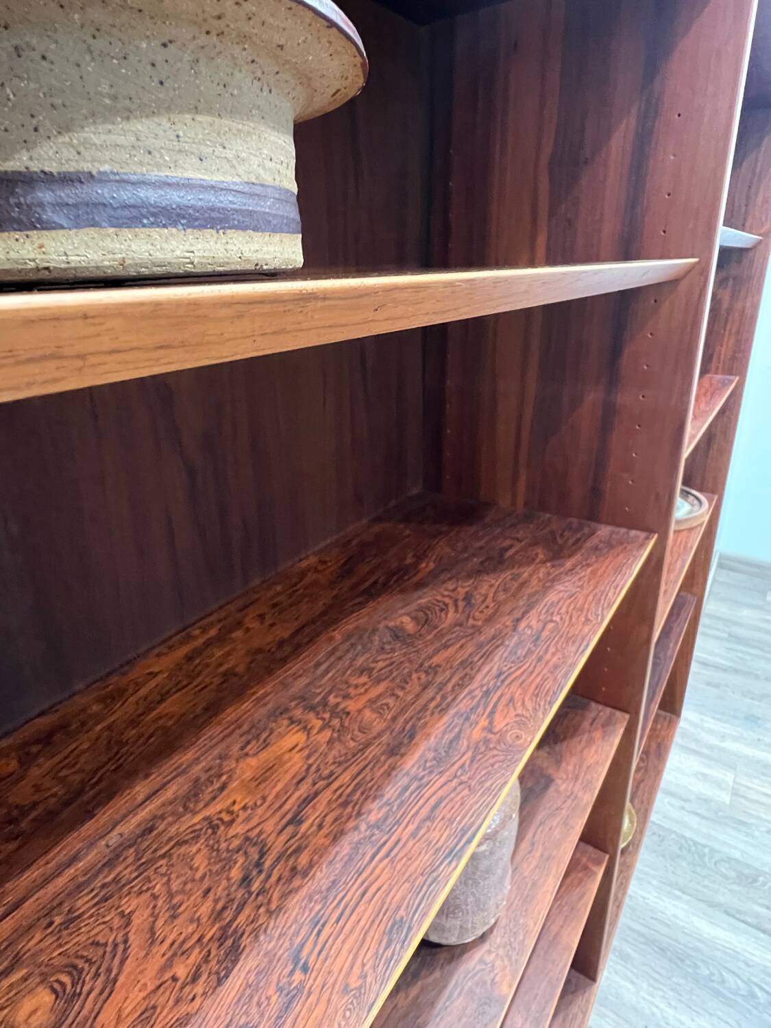 Scandinavian rosewood bookcase