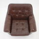 1970s Danish Brown Leather Armchair, Denmark