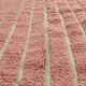 Handmade pure natural wool Berber rug in pink, size 150 x 250 cm.