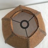 Vintage wicker lampshade