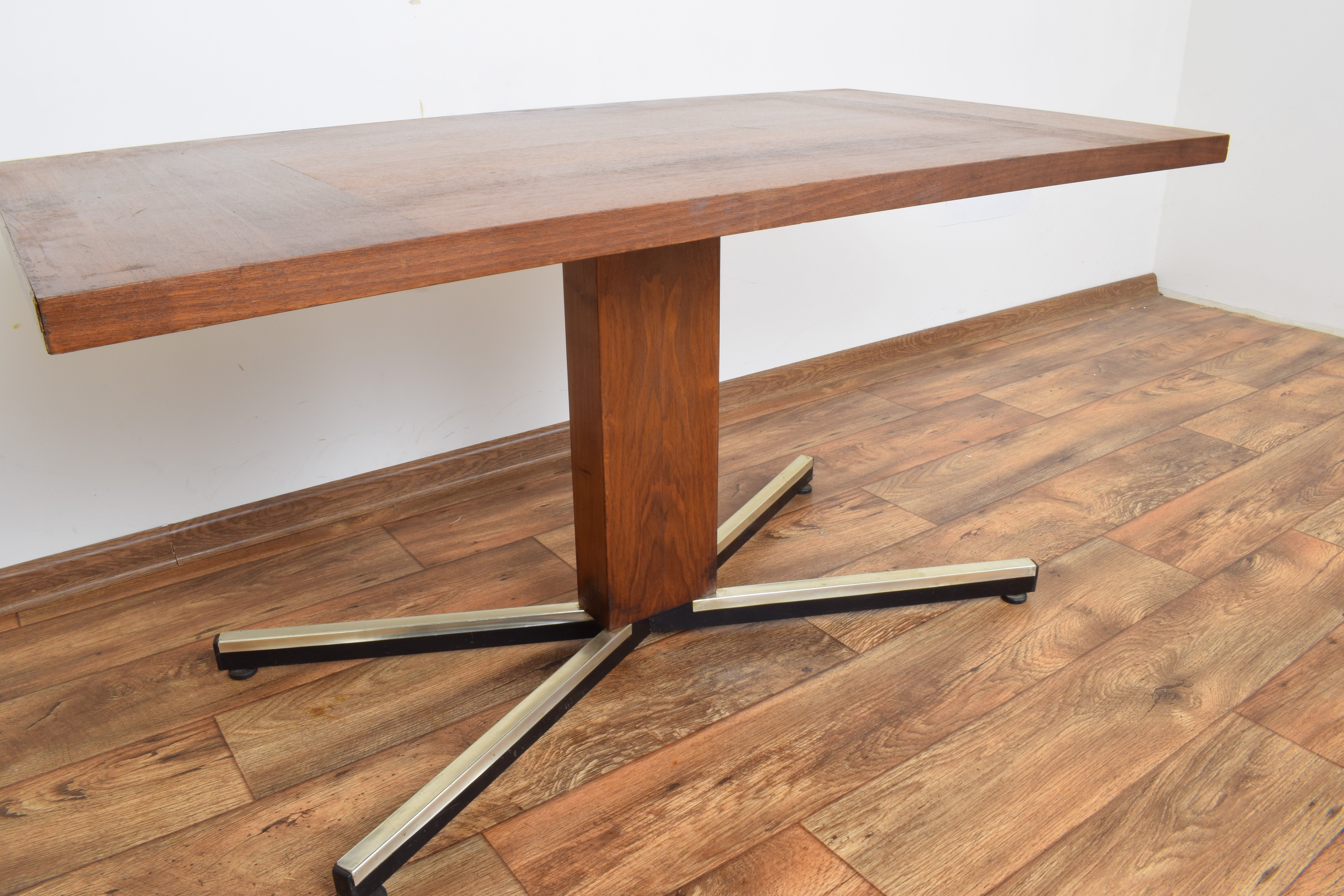 Mid-century teak german table, 1970