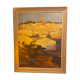 Tableau "Canal de Martigues, miroir aux oiseaux" 1980