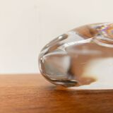 Vintage Swedish glass candlestick from Orrefors