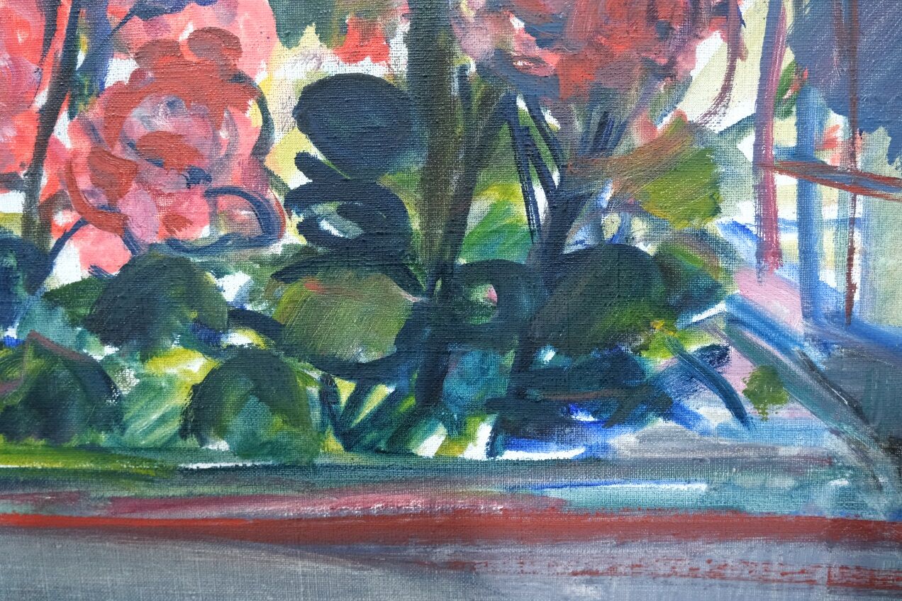 Arthur Yngve Nilsson, Swedish Modern Painting, 1960s, Oil on Canvas