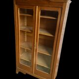 Art-Deco walnut bookcase