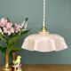 Vintage pink opaline pendant light