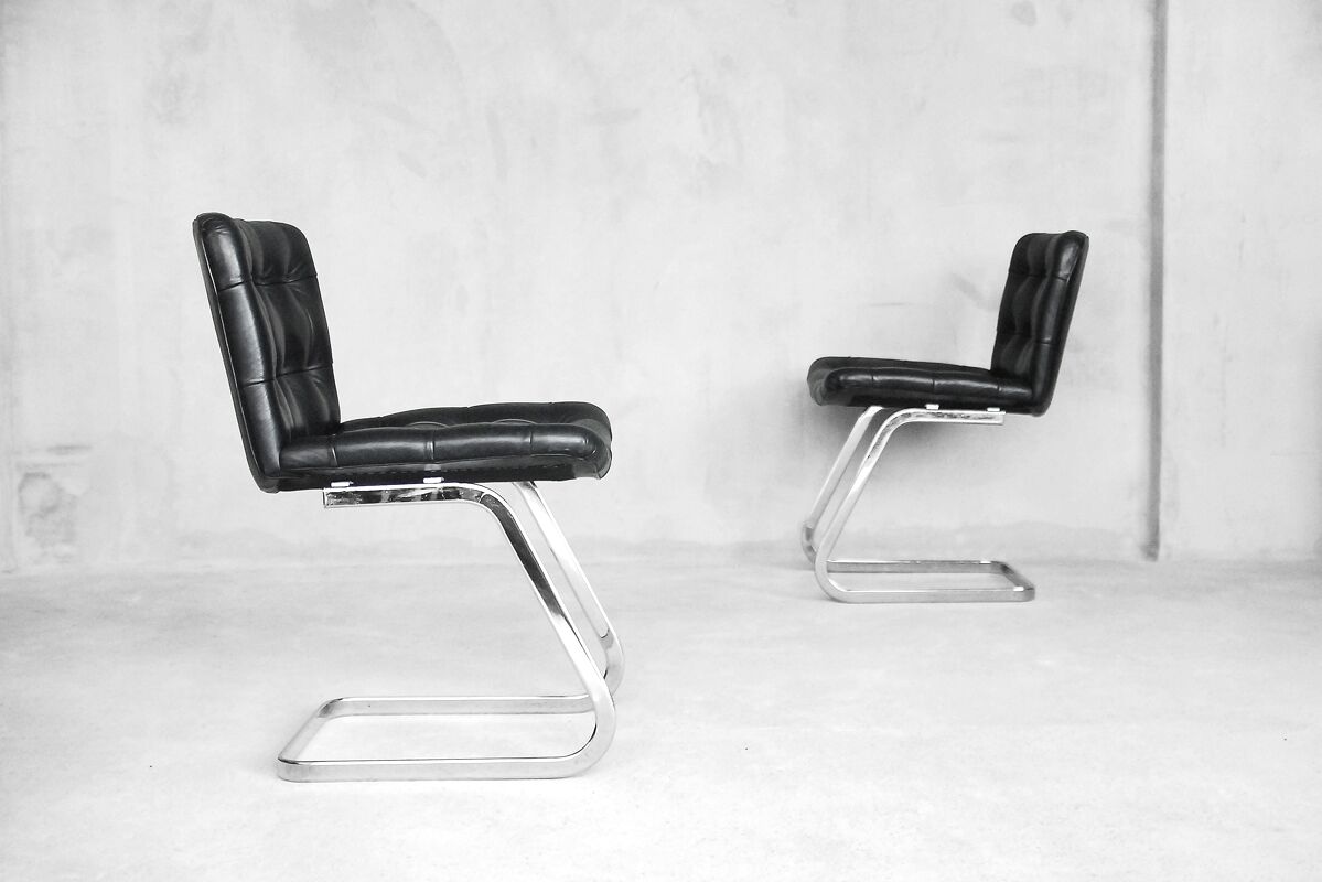 Set of 2 chairs by Robert Haussmann for Sede 60s