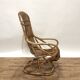 Fauteuil en rotin années 60