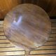 Charles Dudouyt style tripod milking stool vintage twisted wood #a583