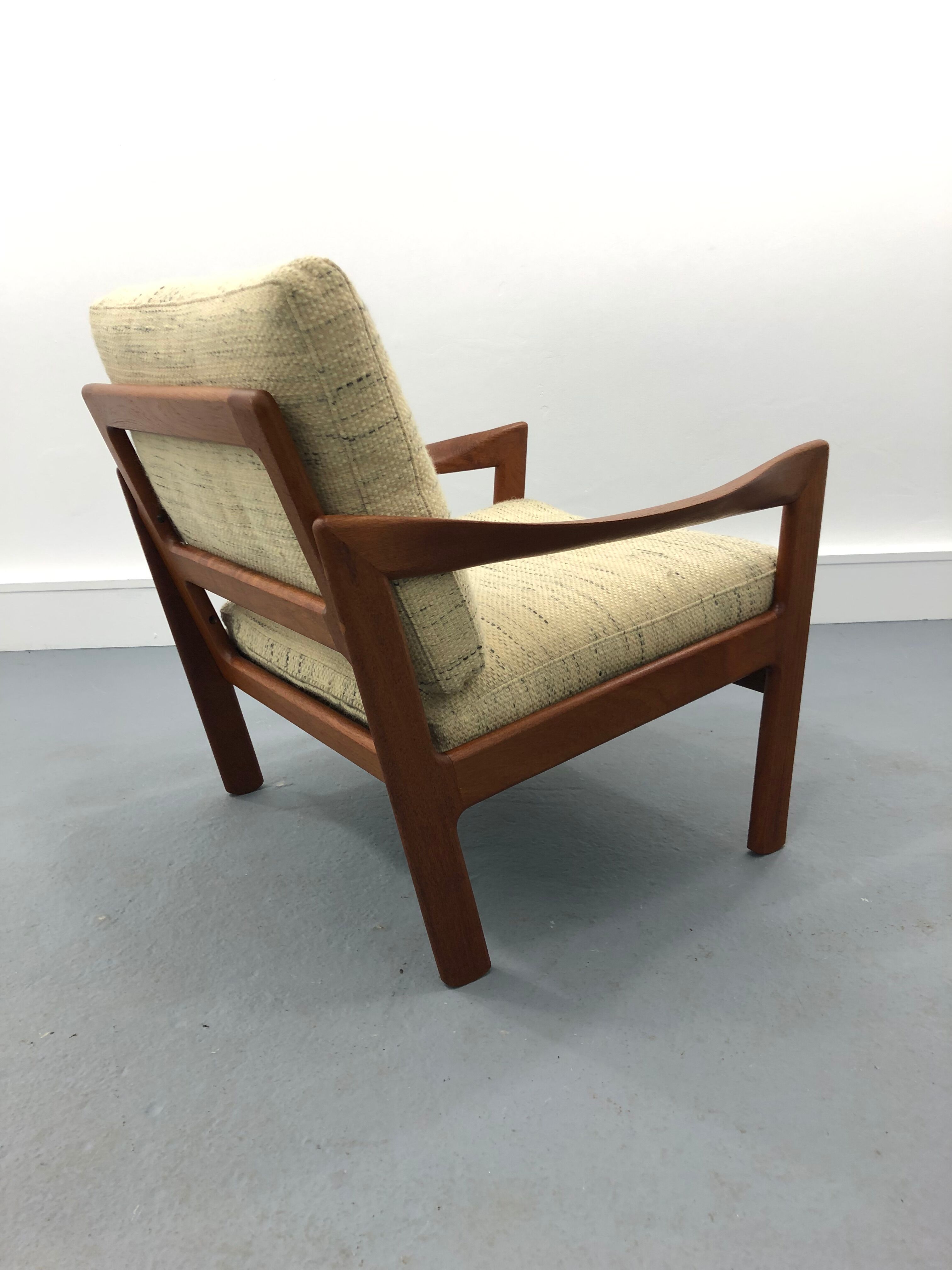 Armchair by Illum Walkelsø for Niels Eilersen, 1960s,