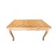 Extensible wooden table
