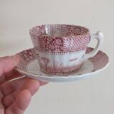 3 old Pexonne cups, Egyptian decor