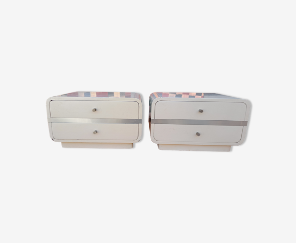 Paire tables de chevets vintage