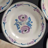 Set of 5 plates from 1930 signed Marcel Goupy