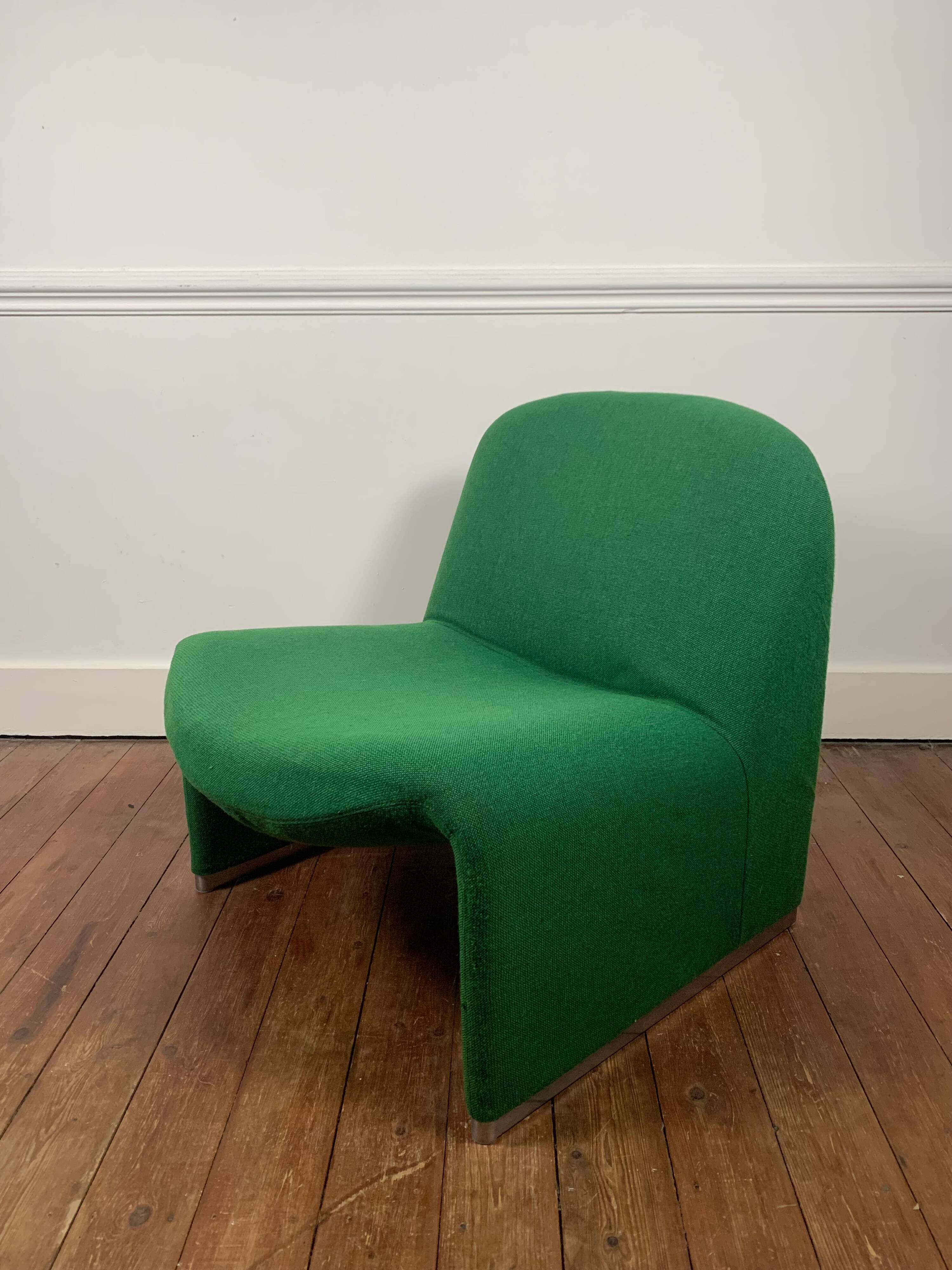 Alky armchair by G. Piretti – Emerald green, 1970s