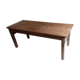 Old oak table renovated