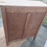 Parisian buffet, chippy paint effect