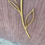 Vintage rattan mirror
