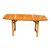Clairitex 1970 folding garden table in solid wood 160x80cm