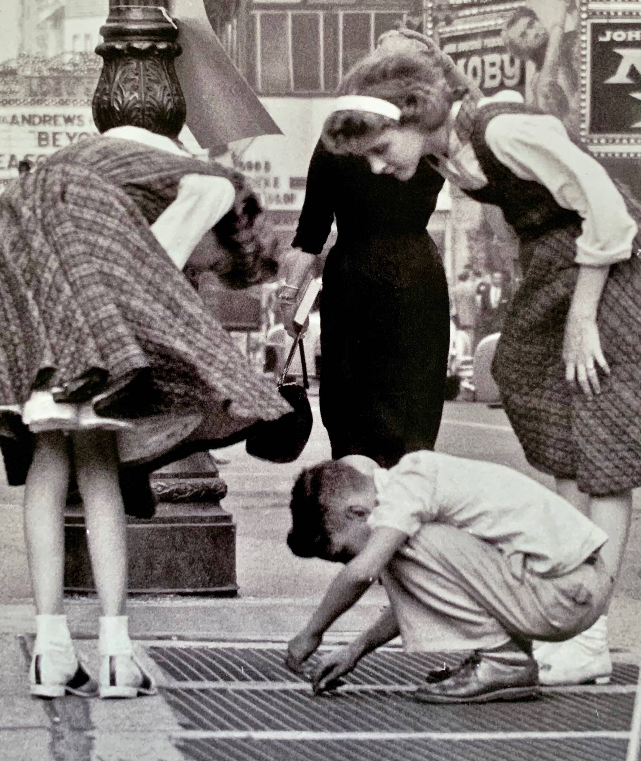 Times Square in the late 1950s Authentic scene of New York