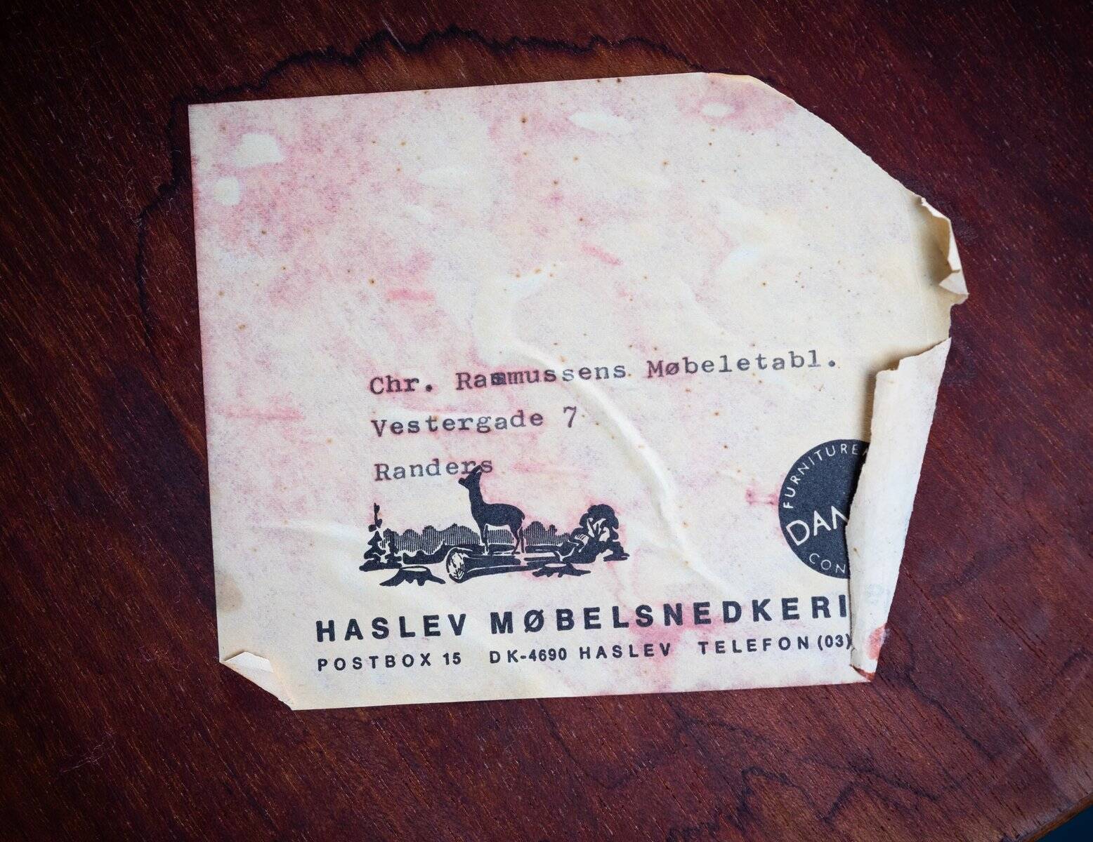 Serving Cart by Severin Hansen for Haslev Møbelfabrik, 1950s
