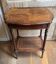 Jolie table chêne et rotin vintage