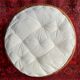 Dark rattan stool