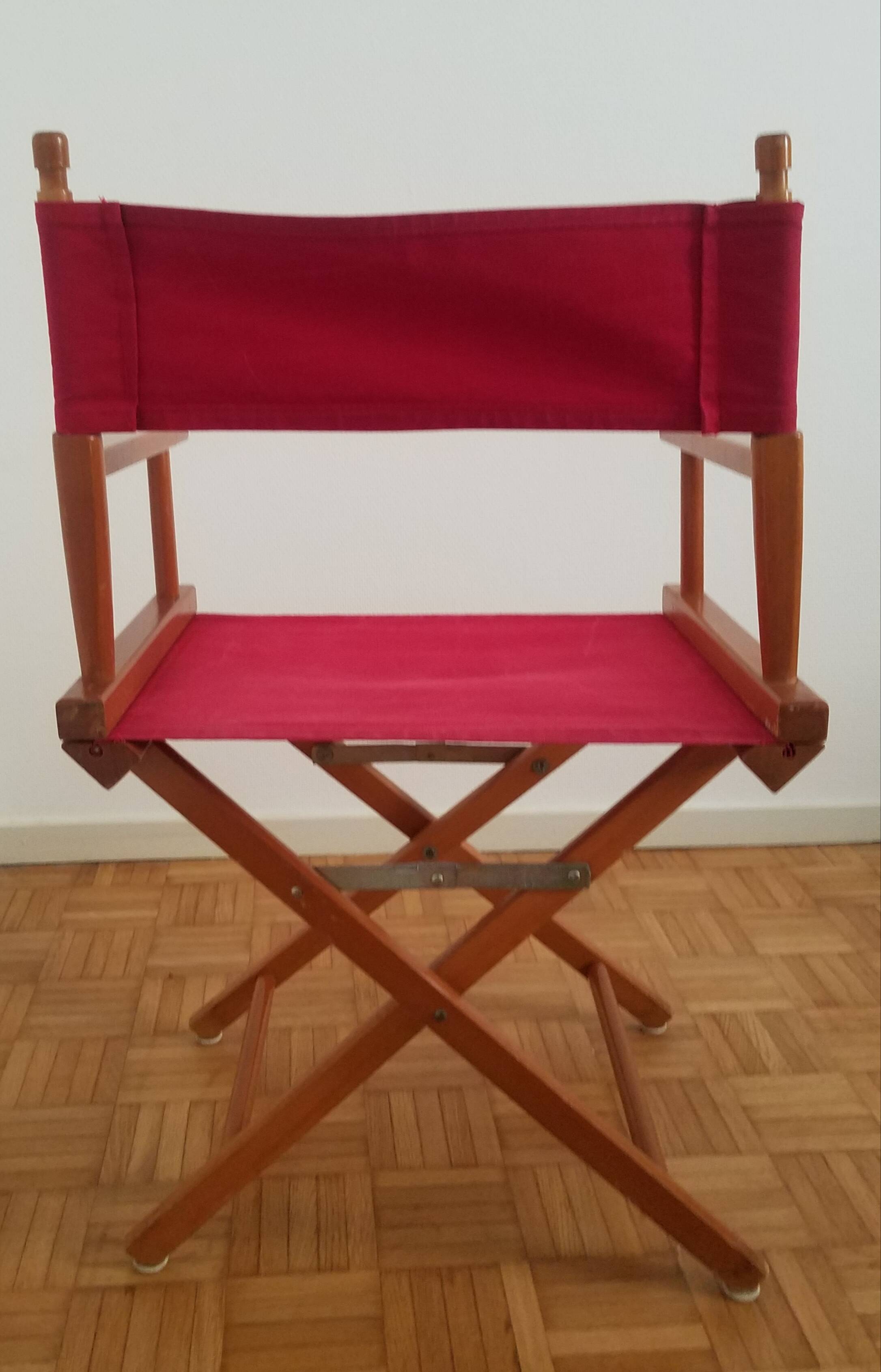 Vintage folding director's chair