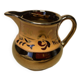 Pot a lait ancien faïence de jersey / faience lustrée anglaise