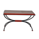 Table basse en fer forgé