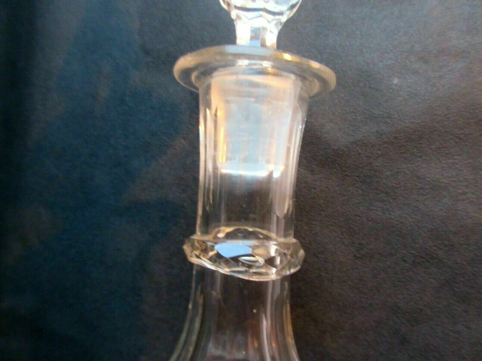Carafe Baccarat, St Louis cristal incolore taillé, Napoléon III