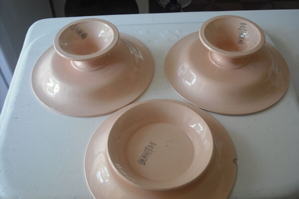 Set de 3 plats à gâteaux sur pieds